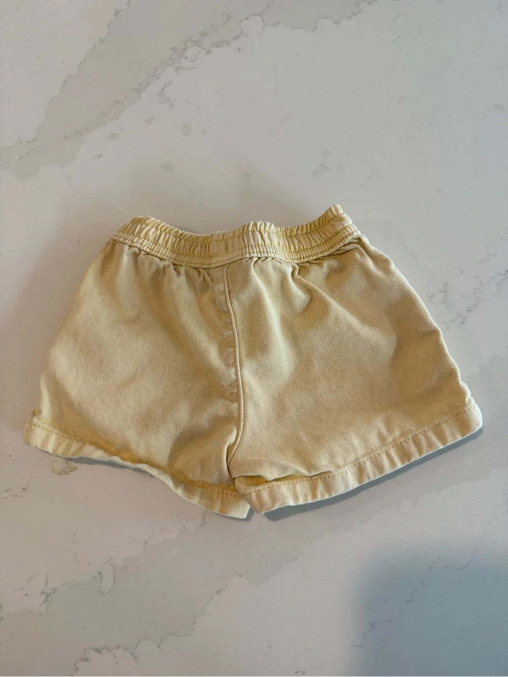 GAP kids yellow pull on shorts